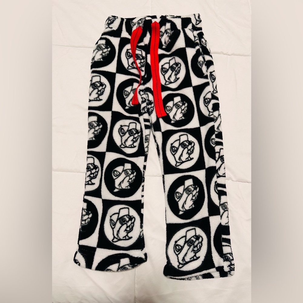 Buc-ee’s Kids Black & White Pajama Pants-XS
